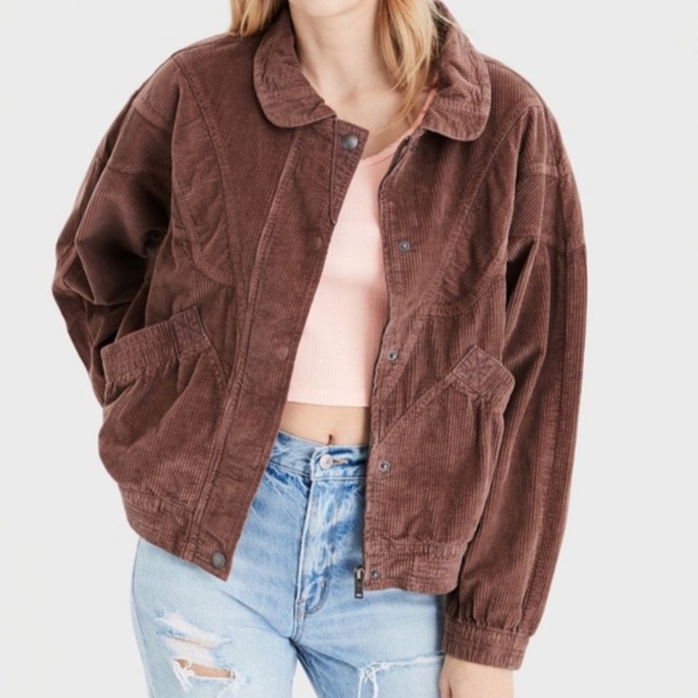 AE Corduroy Bomber Jacket